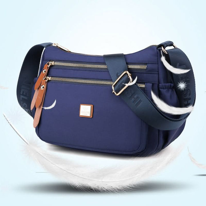 Kalsten | Lightweight Nylon Shoulder Bag with Pockets