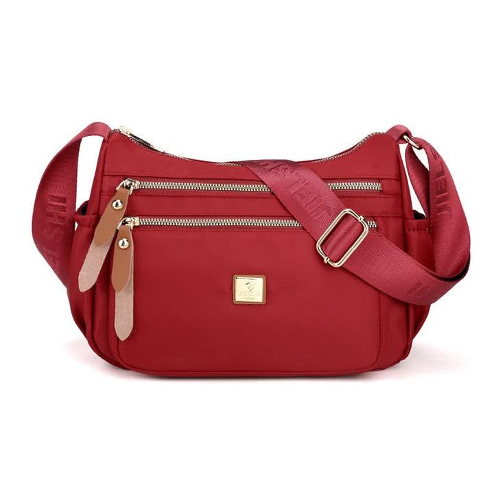 Kalsten | Lightweight Nylon Shoulder Bag with Pockets