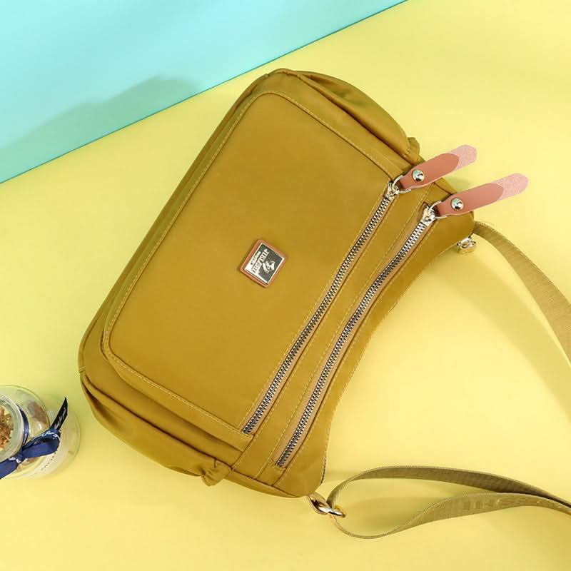 Kalsten | Lightweight Nylon Shoulder Bag with Pockets