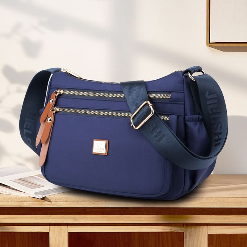 Kalsten | Lightweight Nylon Shoulder Bag with Pockets