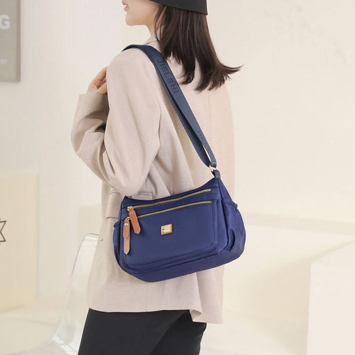 Kalsten | Lightweight Nylon Shoulder Bag with Pockets