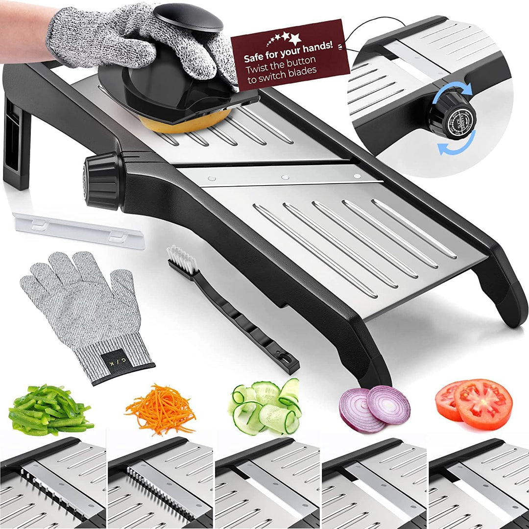 Kalsten | Premium food slicer with cut-resistant gloves