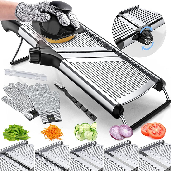 Kalsten | Premium food slicer with cut-resistant gloves