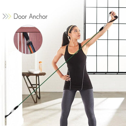 Skanto | Resistance Band Set | Full Body Strength Training | Multicolor