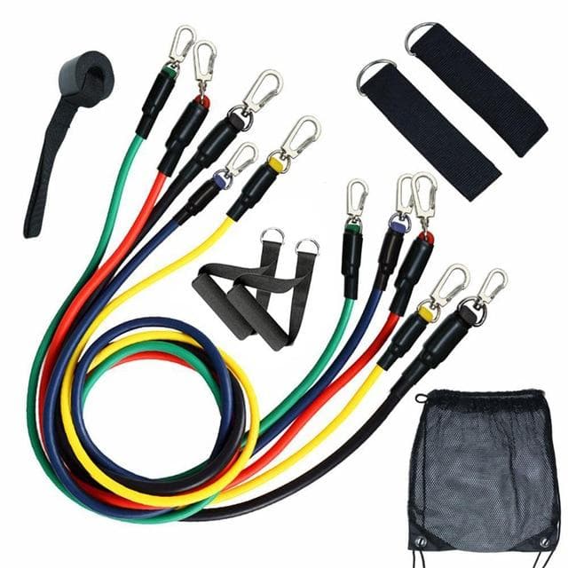 Skanto | Resistance Band Set | Full Body Strength Training | Multicolor
