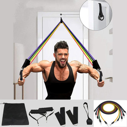 Skanto | Resistance Band Set | Full Body Strength Training | Multicolor