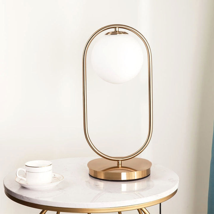 Modern Glass Ball Table Lamp | Kalsten