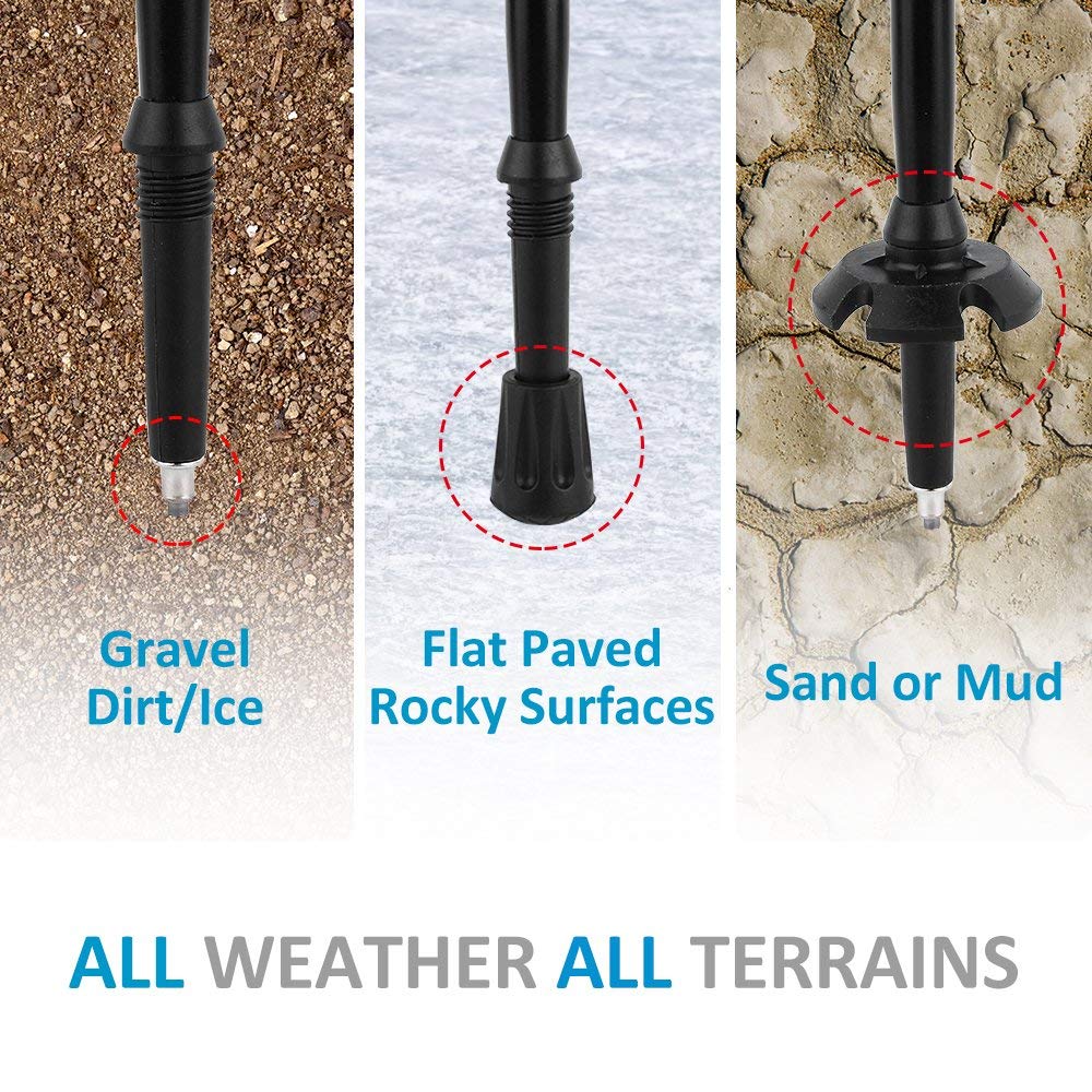 Collapsible Ultralight Telescopic Hiking Stick | Kalsten