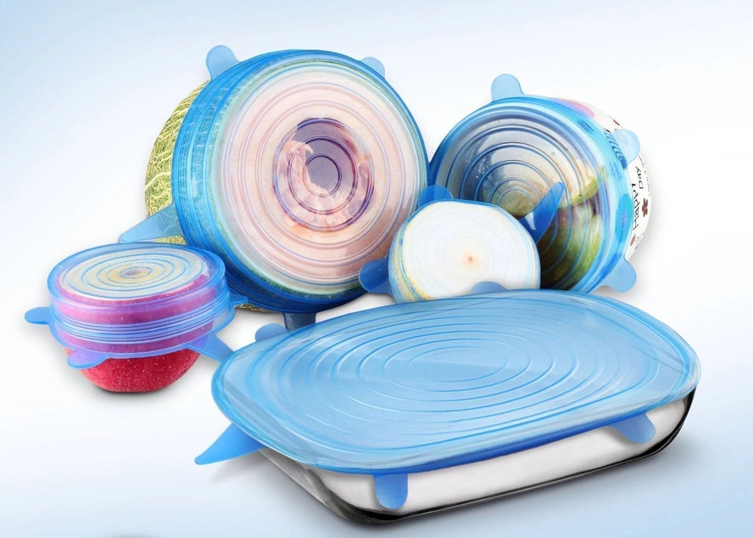 EcoLid - 6 Silicone Reusable Stretch Covers | Kalsten
