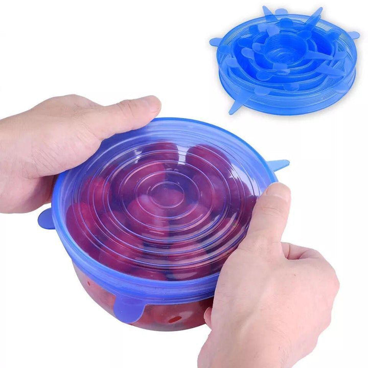 EcoLid - 6 Silicone Reusable Stretch Covers | Kalsten