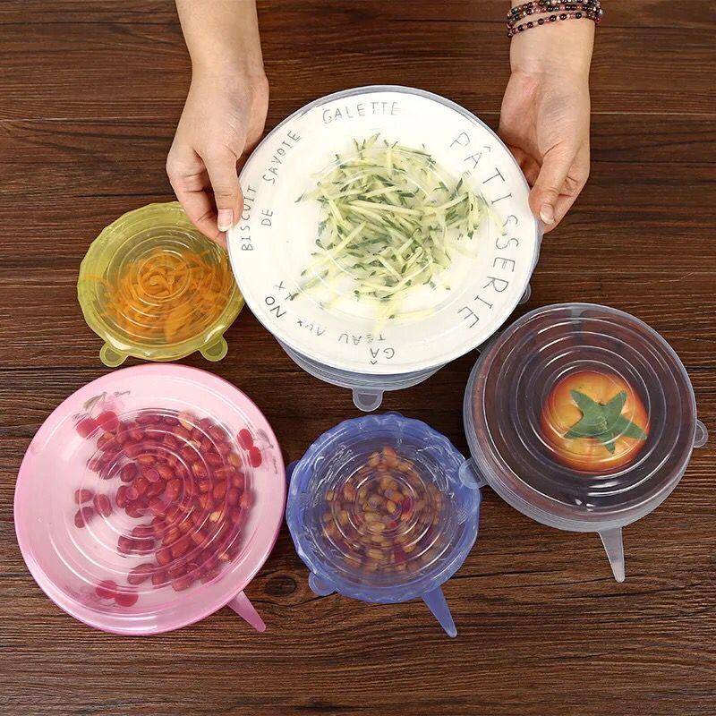 EcoLid - 6 Silicone Reusable Stretch Covers | Kalsten