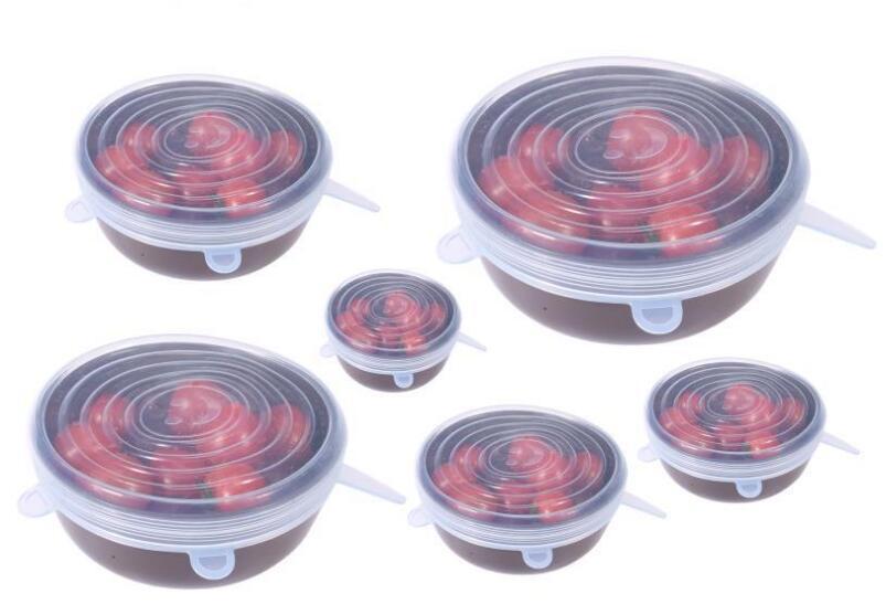 EcoLid - 6 Silicone Reusable Stretch Covers | Kalsten