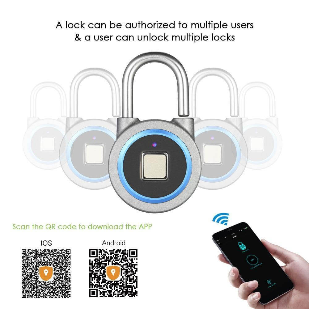 Kalsten | Smarter Theft Protection Fingerprint Keyless Padlock