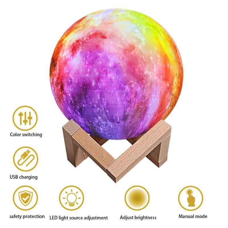 3D Moon Night Lamp | Kalsten