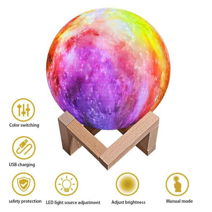 3D Moon Night Lamp | Kalsten