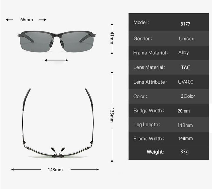 Kalsten | Photochromic Sunglasses with Polarized Lenses