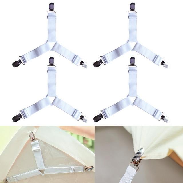 HoldTight - 4 Piece Elastic Bed Sheet Clips | Kalsten