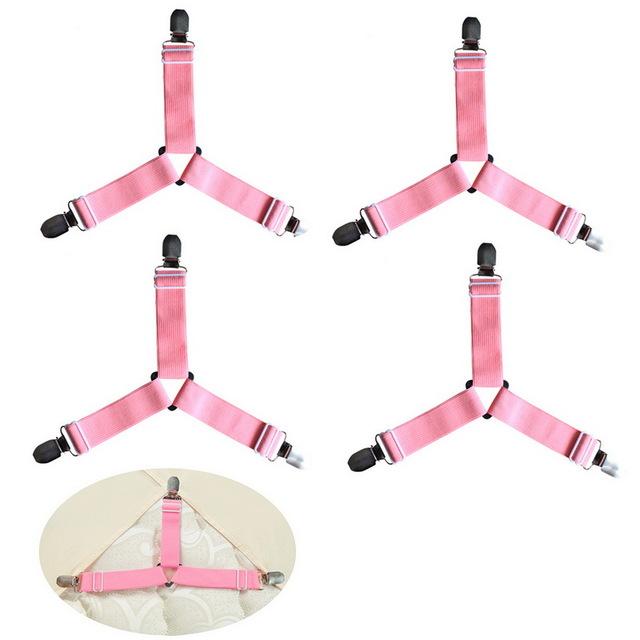 HoldTight - 4 Piece Elastic Bed Sheet Clips | Kalsten