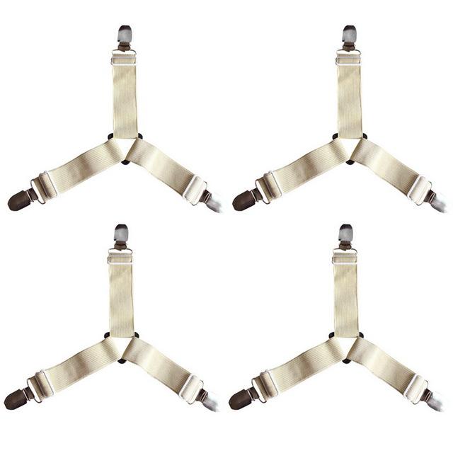 HoldTight - 4 Piece Elastic Bed Sheet Clips | Kalsten