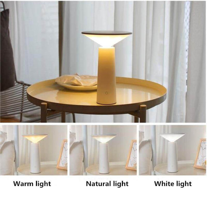 Touch Switch Chargeable 3 Modes LED Dimmable Desk Reading Lamp | Kalsten