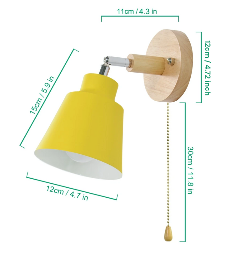 Soleil - Dimmable Soleil Wall Light with Pull Switch | Kalsten