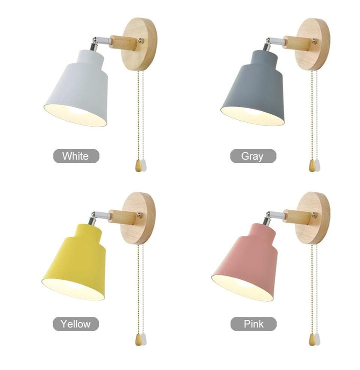 Rotatable Collin Wall Light with Pull Chain Switch | Kalsten