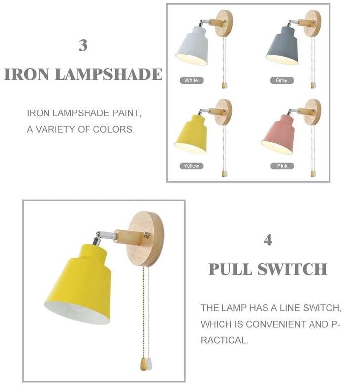 Wall Lamp with Pull Switch - TwistGlow | Kalsten