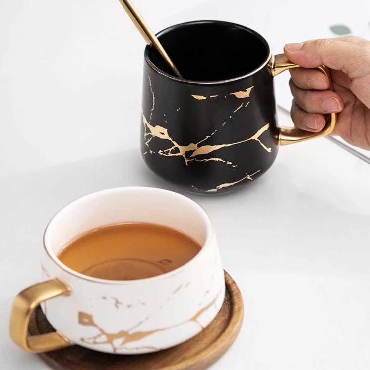 Kintsugi Nordic Ceramic Tall Mug | Kalsten