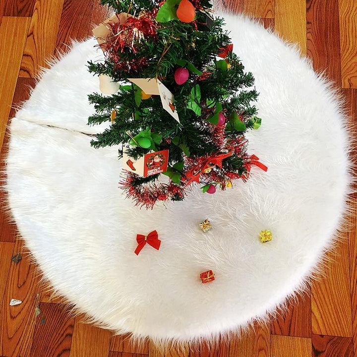Faux Fur Christmas Tree Skirt | Kalsten