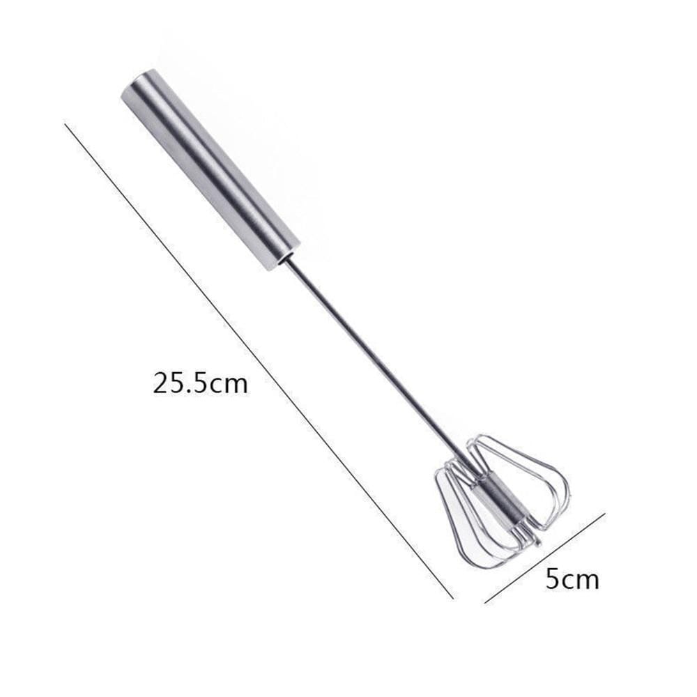 Stainless steel semi-automatic whisk | Karnz