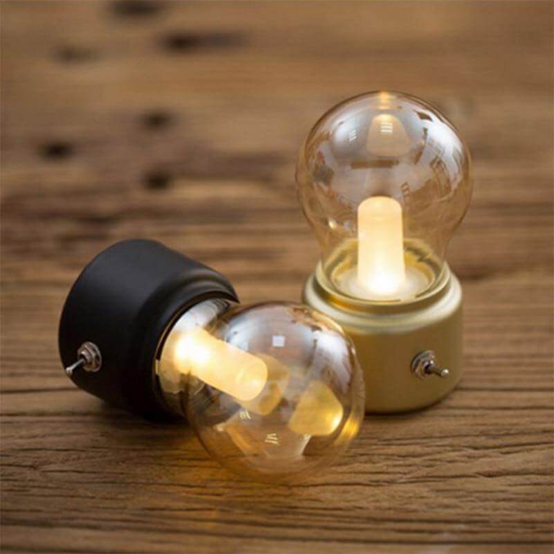 Vintage Chargeable Led  Mini Bed Lamps | Kalsten