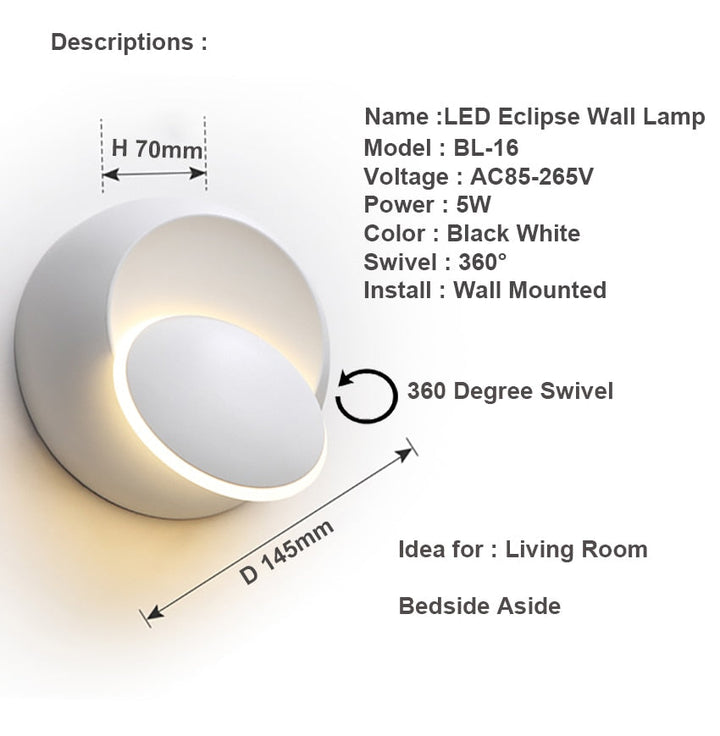 LED Wall Light 360 | Kalsten
