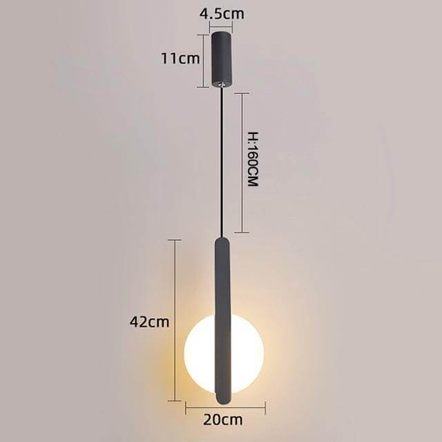 Modern Led Half Sun Chandelier | Kalsten