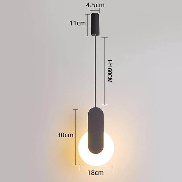 Modern Led Half Sun Chandelier | Kalsten