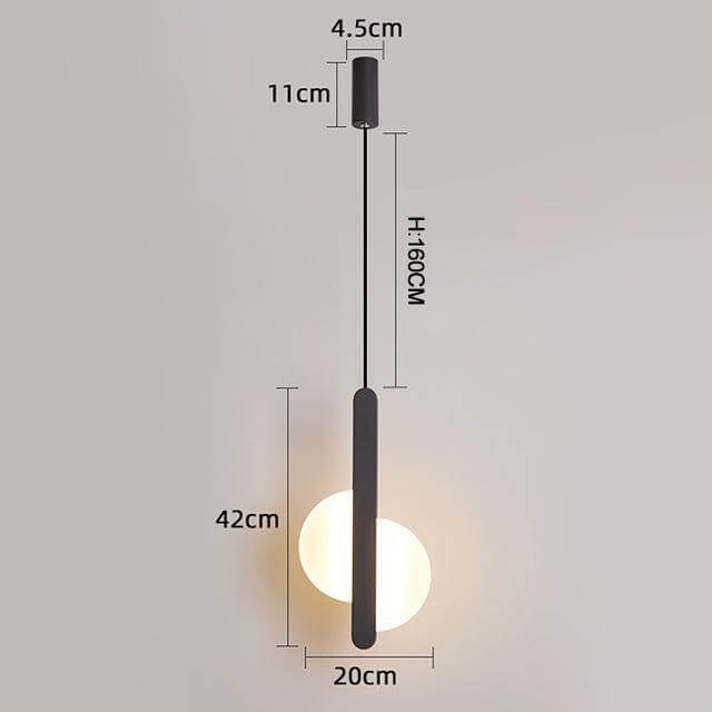 Modern Led Half Sun Chandelier | Kalsten