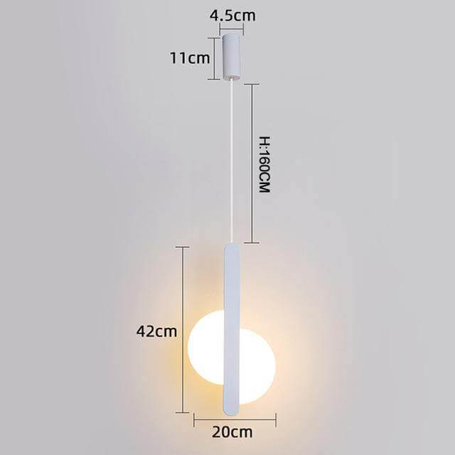 Modern Led Half Sun Chandelier | Kalsten