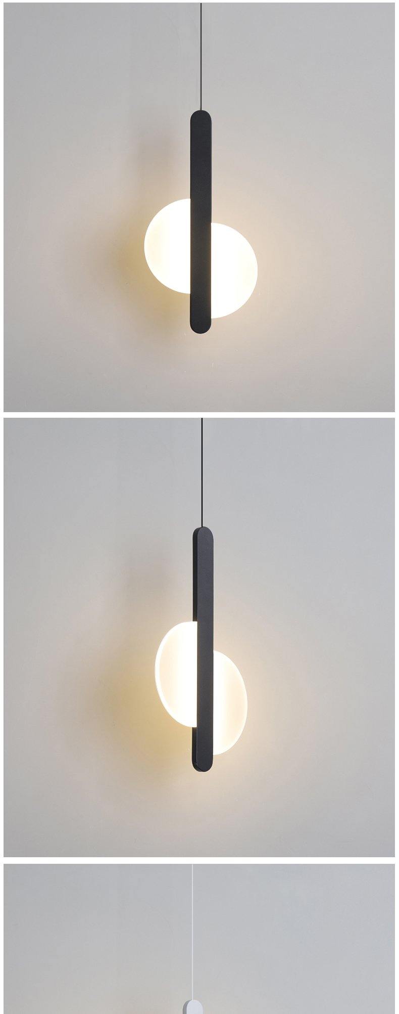 Modern Led Half Sun Chandelier | Kalsten