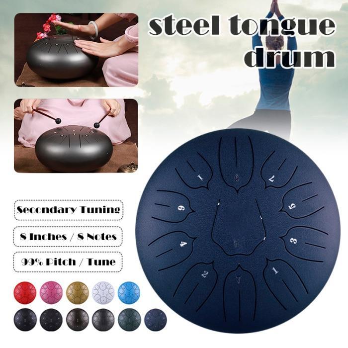 6 inch 8-Tone Steel Tongue Drum | Kalsten