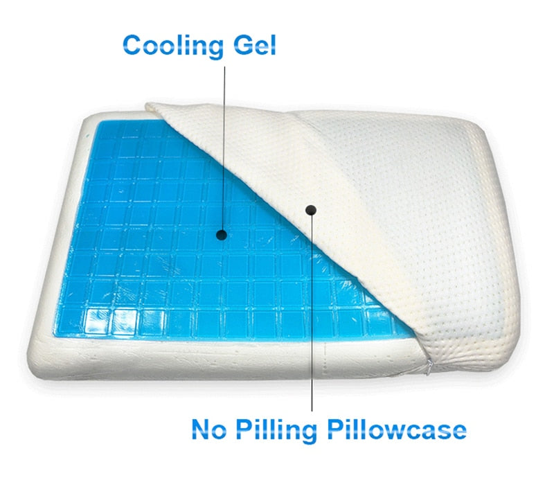 Premium Cooling Gel Memory Foam Pillow | Kalsten