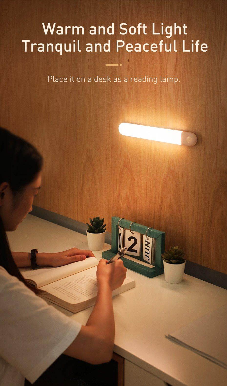 Motion Sensor Removable Magnetic Strip Lights | Kalsten