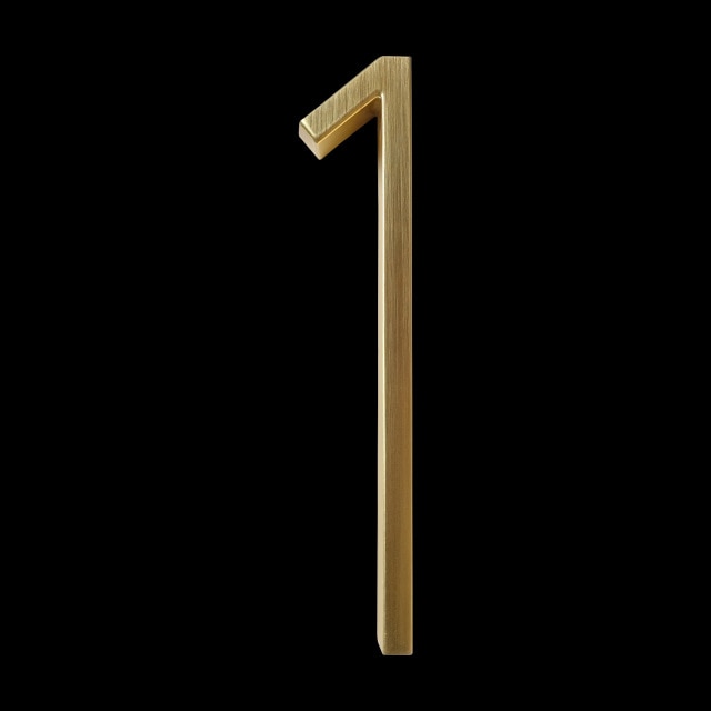 Kalsten | Gold Modern House Numbers