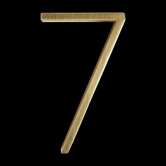Kalsten | Gold Modern House Numbers
