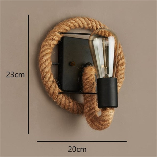 Vintage Rope Wall Light | Kalsten