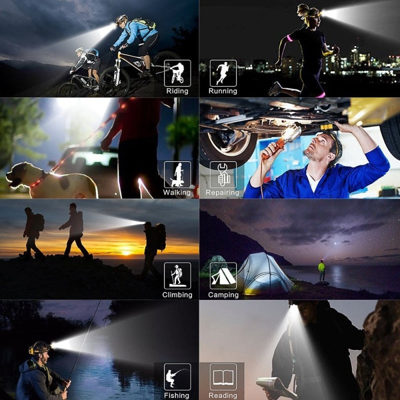 Mini Powerful LED Motion Sensor Headlamp | Kalsten