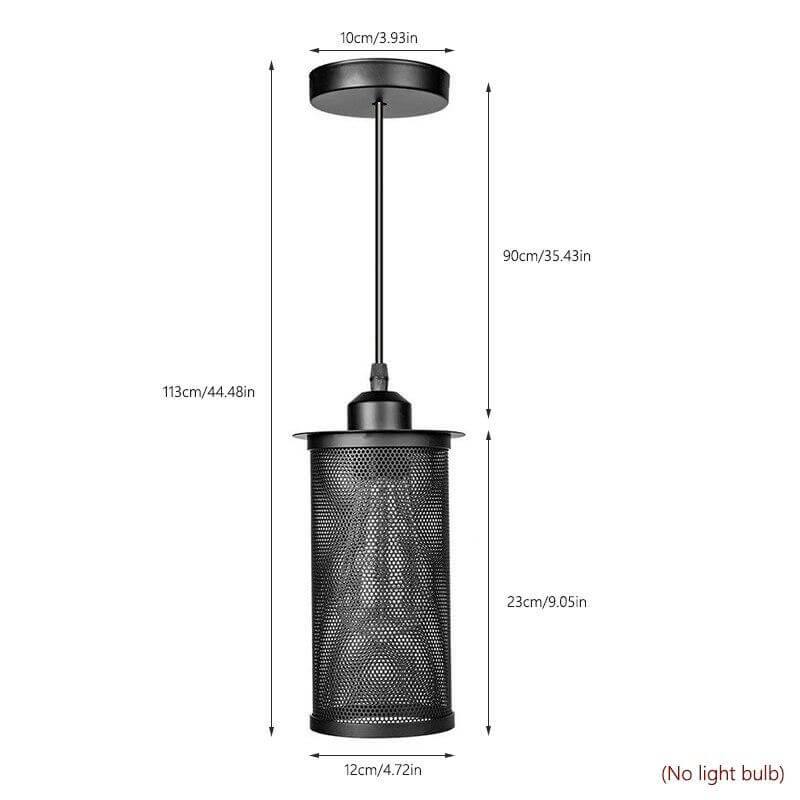 Nordic Loft Style Iron Cage Vintage Lamp | Kalsten