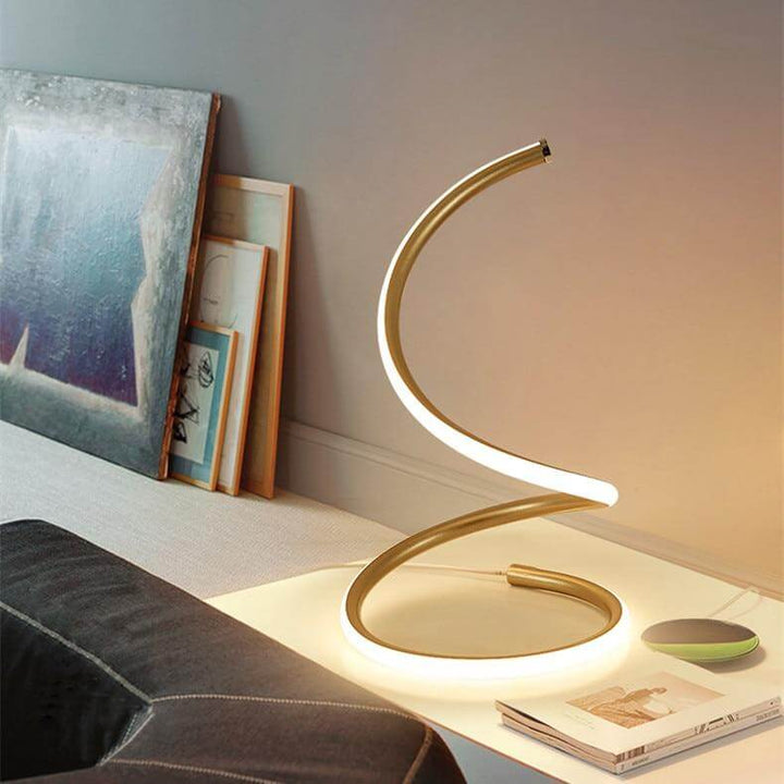 Nordic Spiral LED Table Lamps | Kalsten