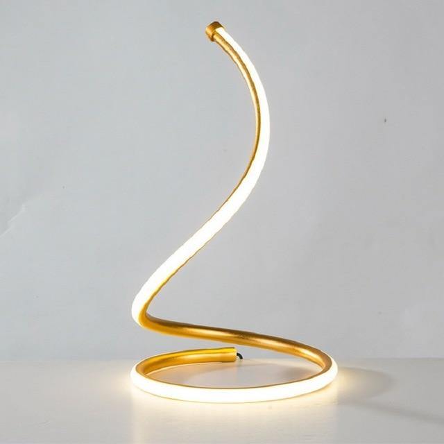 Nordic Spiral LED Table Lamps | Kalsten