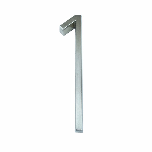 Brehn | Silver modern house numbers