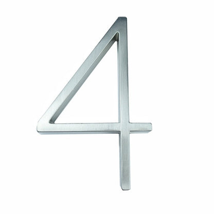 Brehn | Silver modern house numbers