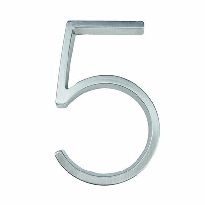 Brehn | Silver modern house numbers